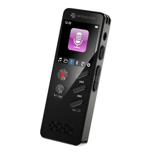 Изображение Диктофон MIRACASE MVR2000 32GB черного цвета.