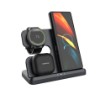 תמונה של מטען אלחוטי 15W 3IN1 סמסונג Miracase MQIW50 בצבע שחור