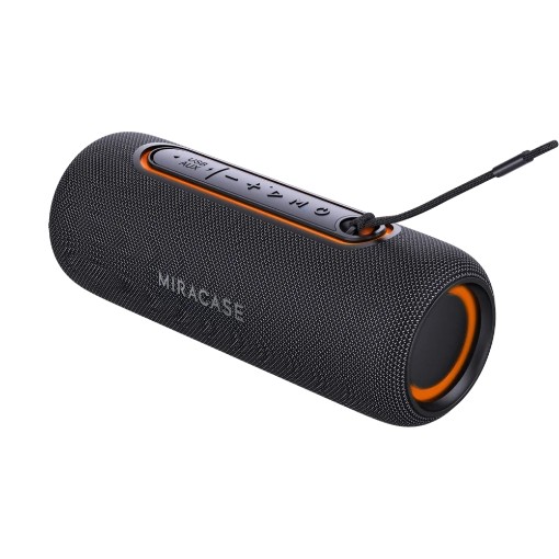 Изображение Портативный Bluetooth-динамик MIRACASE MTWS400 черного цвета.