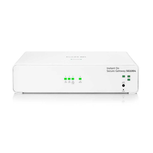 Изображение Аруба защищенный шлюз HPE Networking Instant On 4 порта SG1004 черный S0G33A.