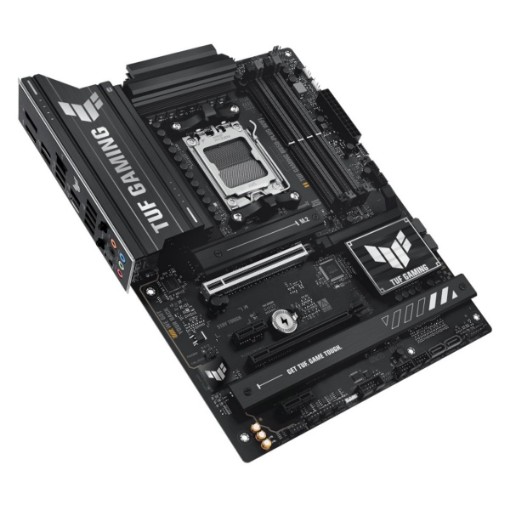 Изображение Материнская плата ASUS TUF GAMING B850-E WIFI черного цвета.