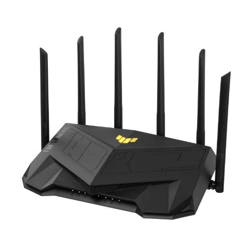 Изображение Маршрутизатор ASUS TUF AX6000 Dual, черный цвет.