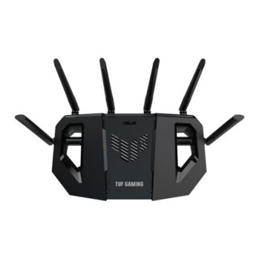 Изображение Игровой роутер Asus TUF BE6500 2.4GHZ/5GHZ WIFI7, 6 антенн, черный цвет.