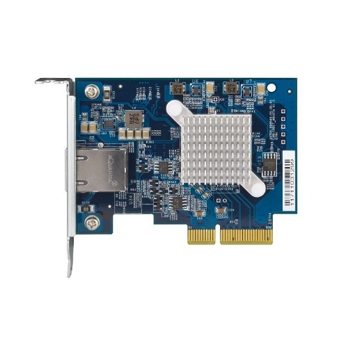 Изображение Сетевая карта QNAP QXG-10G1T черного цвета.