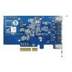 Изображение Сетевая карта QNAP QXG-10G2T-X710 черного цвета.