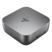 Picture of HP Thunderbolt 4 Ultra G6 Docking Station 280W model AW5M5UT in silver color.