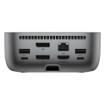 Picture of HP Thunderbolt 4 Ultra G6 Docking Station 280W model AW5M5UT in silver color.