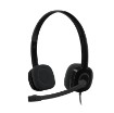 תמונה של אוזניות סטריאו Logitech H151 בצבע שחור