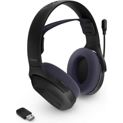 Изображение Беспроводные игровые наушники Lenovo Legion H410 GXD1R34013 - черный цвет.