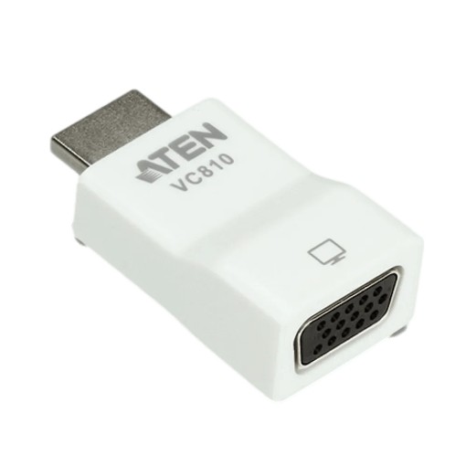 תמונה של מתאם ATEN HDMI ל-VGA דגם VC810 בצבע שחור