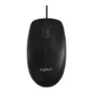 תמונה של עכבר חוטי Logitech אופטי דגם B100 בצבע שחור