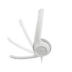 Изображение Наушники Logitech H390 с микрофоном и USB-подключением белого цвета.