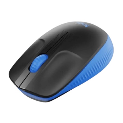 Изображение Беспроводная мышь Logitech M190 синего цвета.