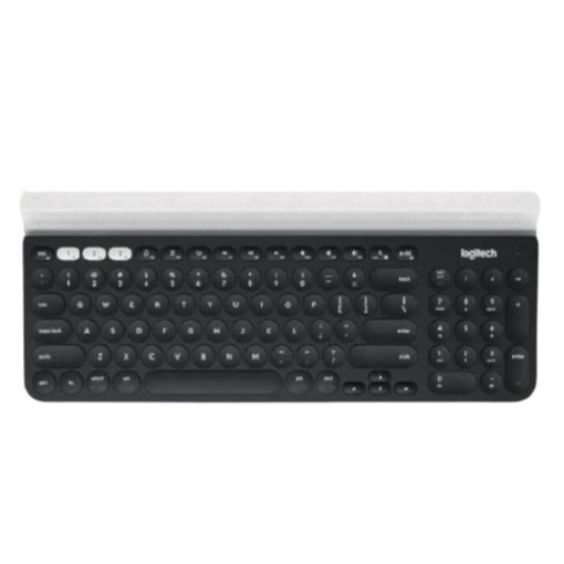 Изображение Беспроводная клавиатура Logitech K780 многоустройственная, тихая, черного цвета.