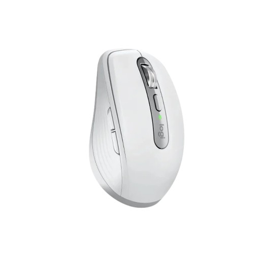 Picture of Logitech MX Anywhere 3S wireless mouse for Mac in light gray color.