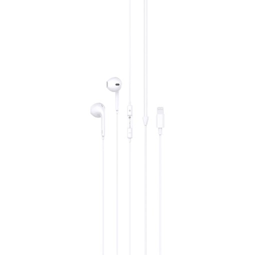 תמונה של אוזניות חוטיות MIRACASE MEL310 IN-EAR עם חיבור Lightning בצבע שחור