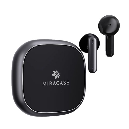 תמונה של אוזניות אלחוטיות MIRACASE MTWS170 בצבע שחור