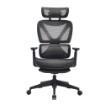 תמונה של כיסא מנהלים ארגונומי MIRACASE MWMS200 בצבע שחור עם מסגרת כתומה