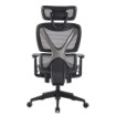 תמונה של כיסא מנהלים ארגונומי MIRACASE MWMS200 בצבע שחור עם מסגרת אפור כהה