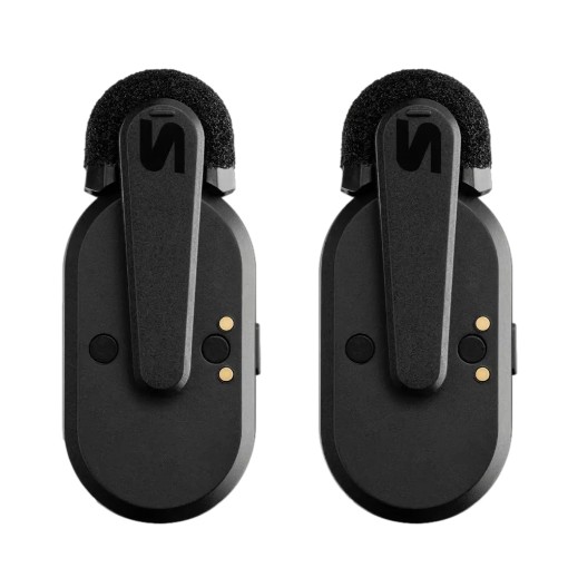 תמונה של מיקרופוני דש אלחוטיים SHURE MoveMic Two בצבע שחור