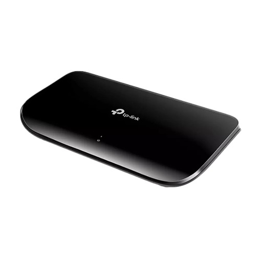 תמונה של מתג שולחני TP-Link TL-SG1008D 8 פורטים במהירות גיגהביט בצבע שחור