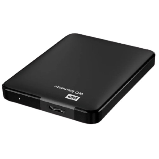 תמונה של כונן חיצוני קשיח Western Digital Elements Portable 5TB בצבע שחור