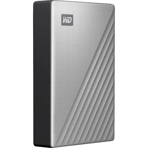 תמונה של כונן חיצוני Western Digital ULTRA 4TB דגם WDBC3C0010BSL בצבע כסף