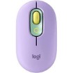 Picture of Logitech POP wireless mouse in purple, mint, and yellow.