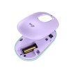 Picture of Logitech POP wireless mouse in purple, mint, and yellow.