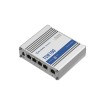Изображение Промышленный управляемый коммутатор Teltonika TSW100 PoE в цвете закалённого алюминия.