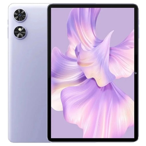 Изображение Детский планшет Oukitel OT6 фиолетового цвета с розовым чехлом.
