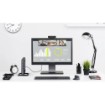 Picture of Logitech laptop camera C925E in black.