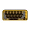 Picture of Logitech POP Keys wireless mechanical keyboard in black and yellow.