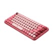 Picture of Logitech POP Keys wireless mechanical keyboard in lipstick pink.