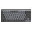 Picture of Logitech MX Mechanical MINI wireless mechanical keyboard in black.