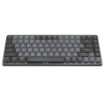 Picture of Logitech MX Mechanical MINI wireless mechanical keyboard in black.