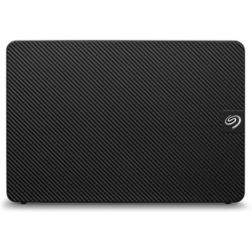 תמונה של כונן חיצוני Seagate Expansion 12TB USB 3.0 עם שירות שחזור נתונים Rescue בצבע שחור