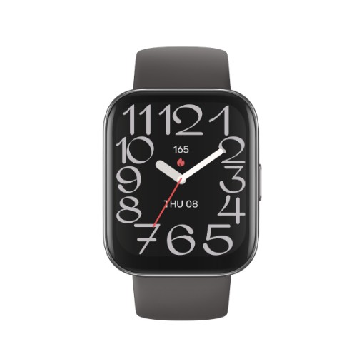 Picture of Amazfit smartwatch model BIP 5 Unity, dark gray color.