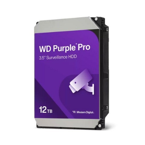תמונה של כונן  WD Purple Pro 12TB מבית Western Digital דגם WD122PURP