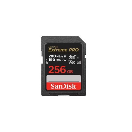 תמונה של כרטיס זיכרון SanDisk Extreme PRO SDXC™ UHS-II בנפח 256GB דגם SDSDXEP-256G-GN4IN