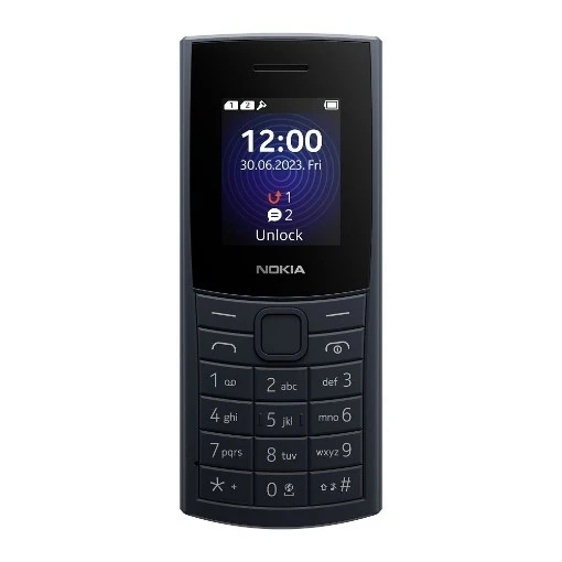 Изображение Мобильный телефон NOKIA модель 110 темно-синего цвета.