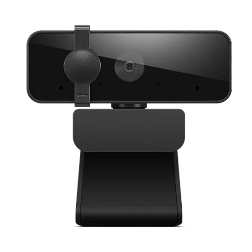 Изображение Веб-камера Lenovo Essential FHD Webcam Gen 2 черного цвета.