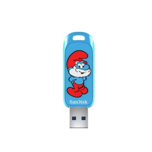 תמונה של זיכרון נייד Smurfs USB 128GB Sandisk דגם SDCZIS-128G-G46