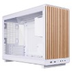 Изображение Корпус компьютера Lian-Li A3 Wood and Glass Edition белого цвета.