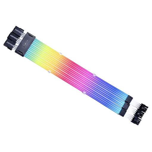 Изображение Кабель питания Lian-Li Strimer Wireless 3x8P PW12-1W цвета ARGB.