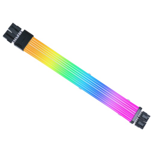 תמונה של כבל חשמל Lian-Li Strimer Wireless CPU 2×8-pin PW8-1W-CPU בצבע ARGB