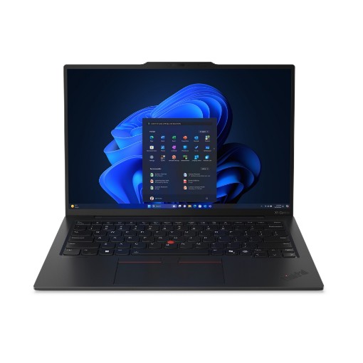 Изображение Ноутбук Lenovo ThinkPad X1 Carbon Gen 13 Aura Edition 21NX008BIV черного цвета.