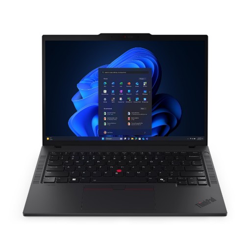 Изображение Ноутбук Lenovo ThinkPad T14 Gen 6 21QC002TIV черного цвета.
