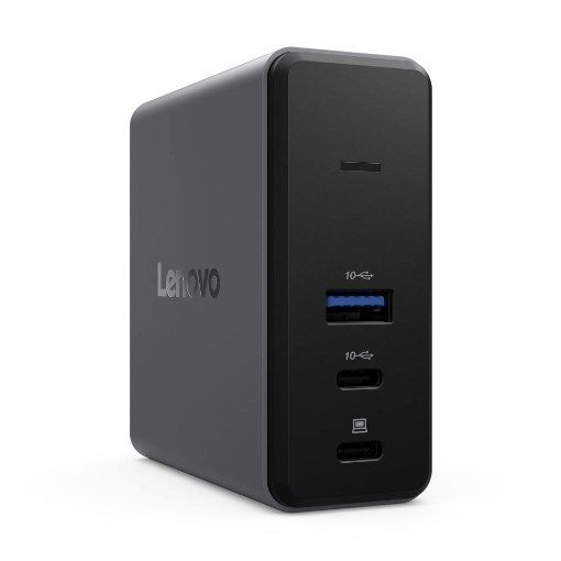 Picture of LENOVO GaN charging station in black 40BD0065EU.