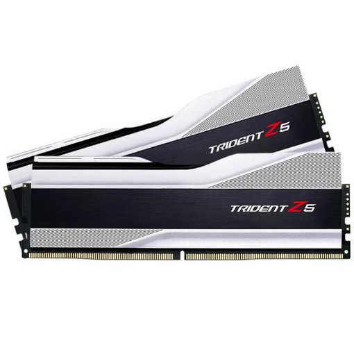 Изображение Память G.Skill Trident Z5 DDR5 32GB (2x16GB) 6000 CL30 серебристого цвета.